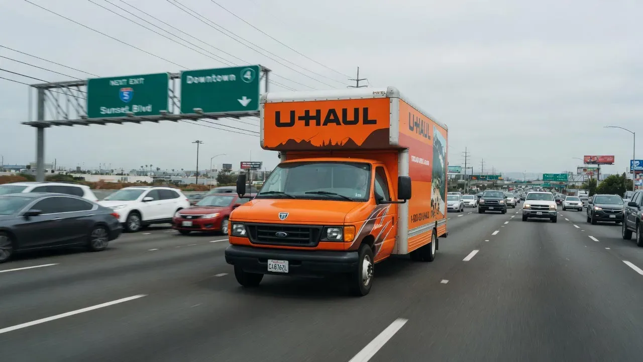 Rent moving truck to relocate