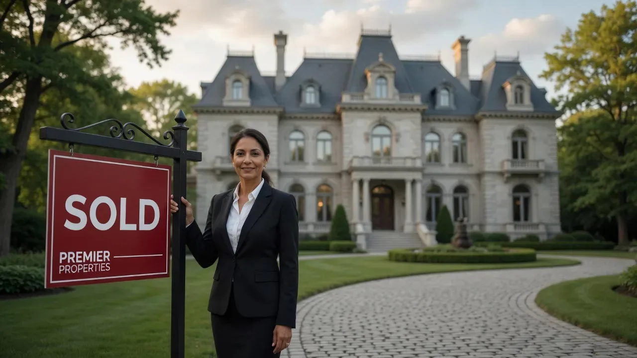 Realtor selling home to new buyers